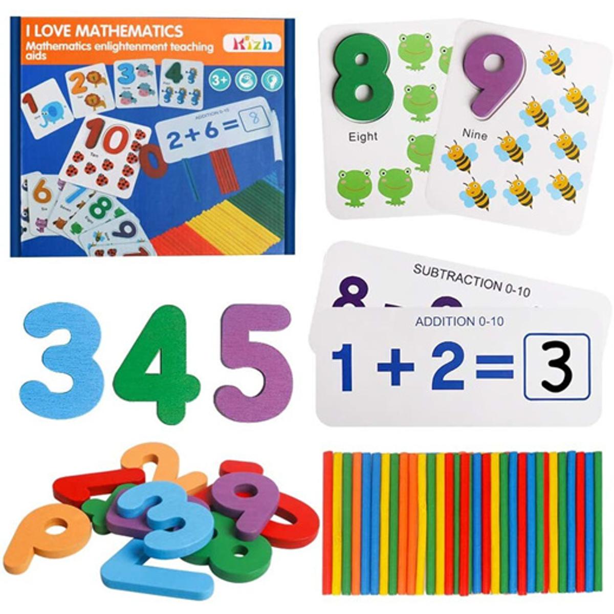 Early Mathematics Learning Educational Wooden Kit