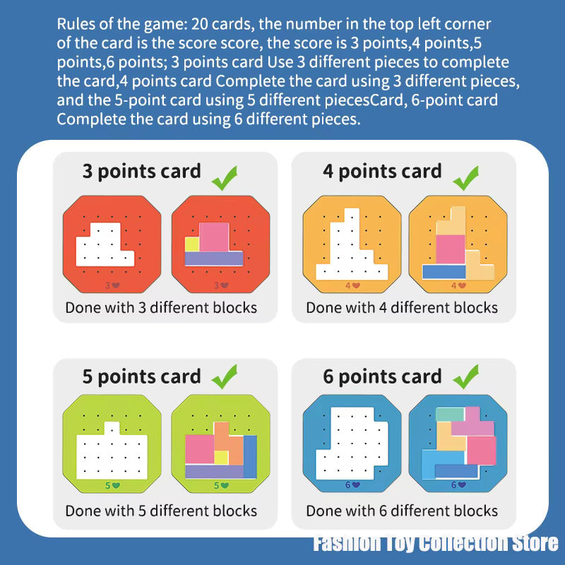 3D Tangram Multiplayer Challenging Block Foamic Game - 999 - Default Title - Odeez | Educational Toys Pakistan 