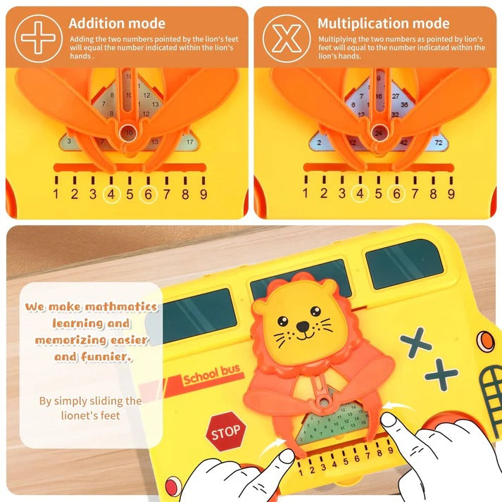 Hands-on Arithmetic Car Puzzle Drawing Board Kit - 024