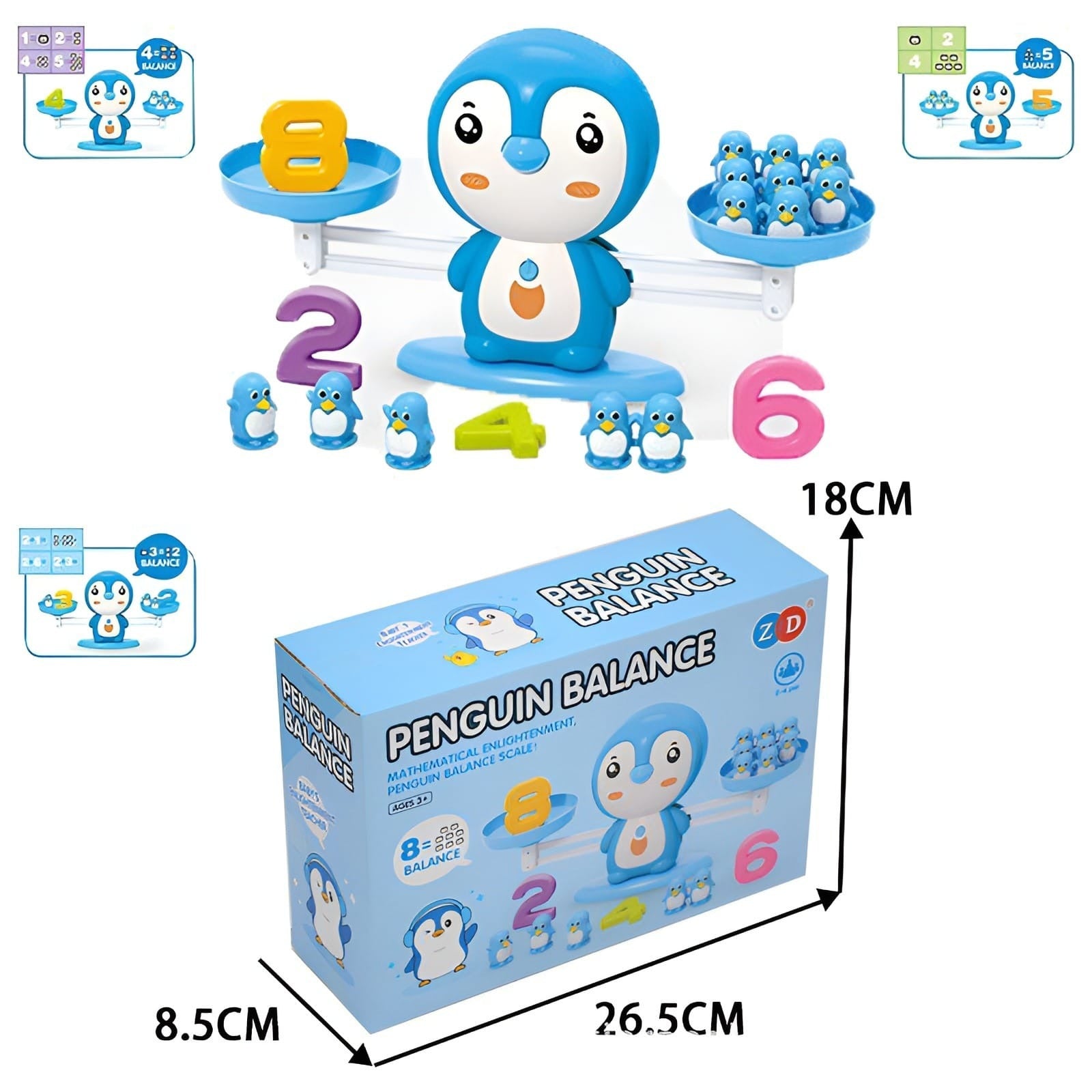 Penguin Balance Scale Mathematics Learning Kit - 100
