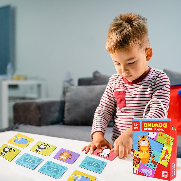 Domino Animal Puzzle 28 pieces - 667 - Default Title - Odeez | Educational Toys Pakistan 