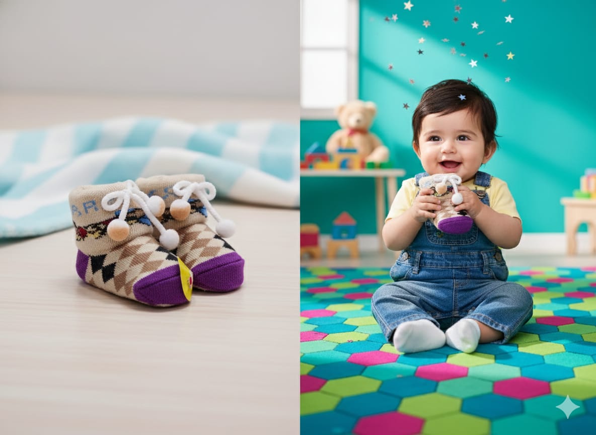 Baby Casual Socks - 3 to 12 Months