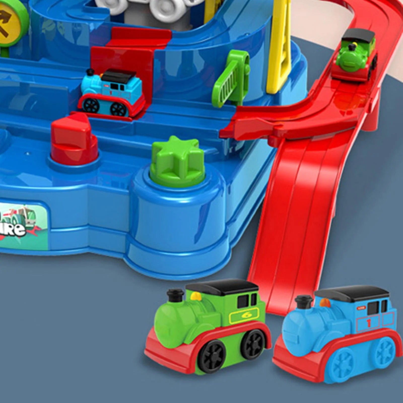 Train Adventure Race Track Play Set - 01A - Default Title - Odeez | Educational Toys Pakistan 