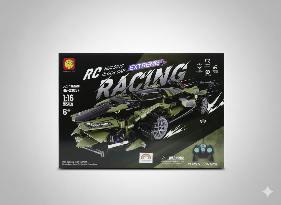 Remote Control Extreme Racing Car Building Blocks Model 521 pieces - 057