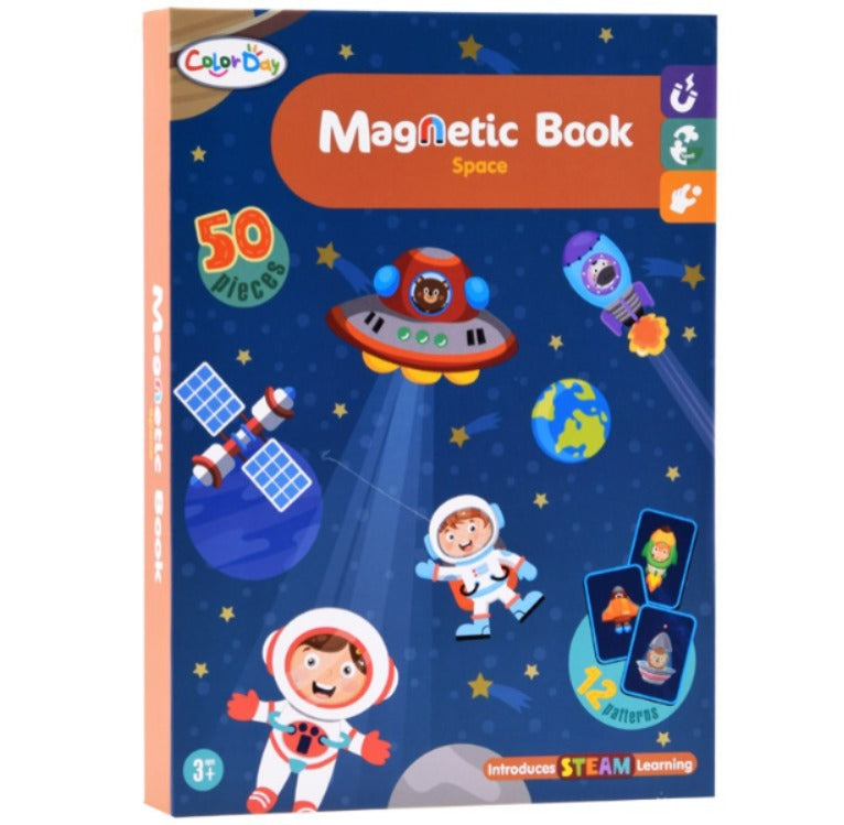 STEAM Magnetic Puzzle Book 50 pieces - Space Theme - Default Title - Odeez | Educational Toys Pakistan 