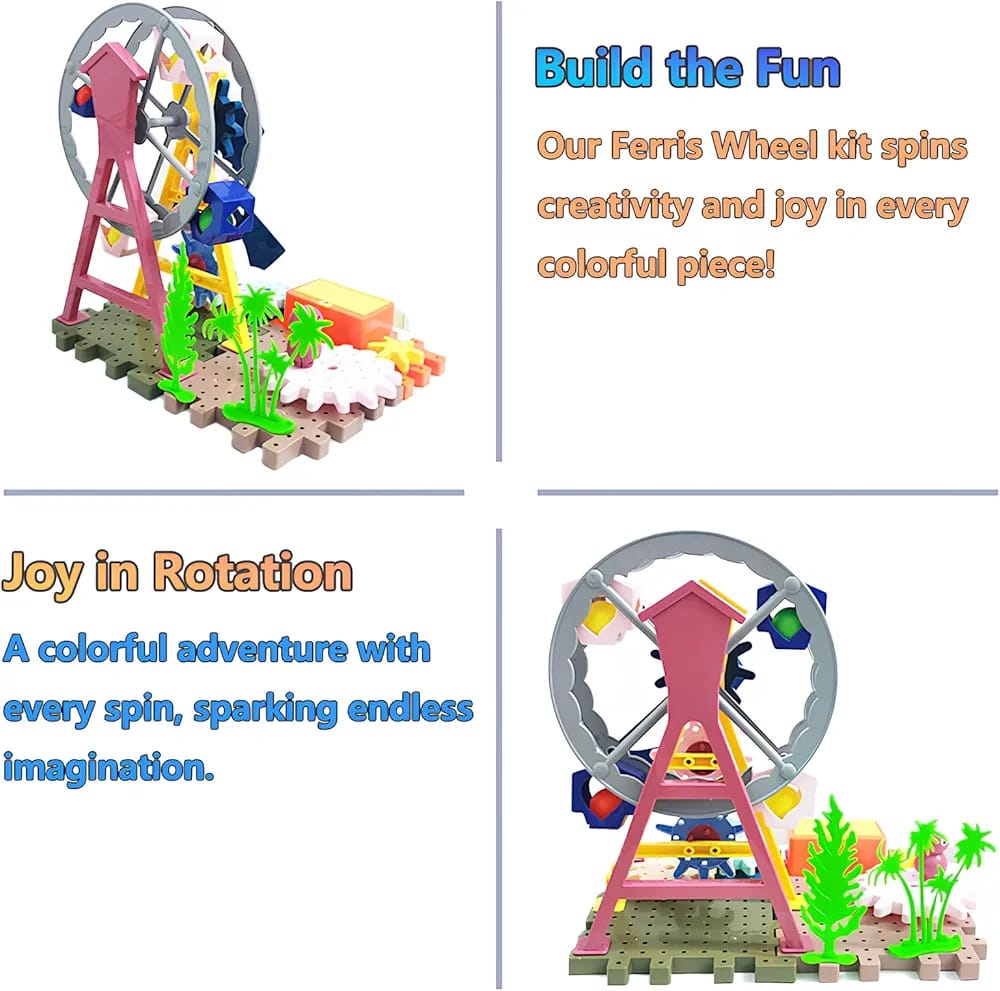 Electric Ferris Wheel Gear Blocks 46 pieces - 04A