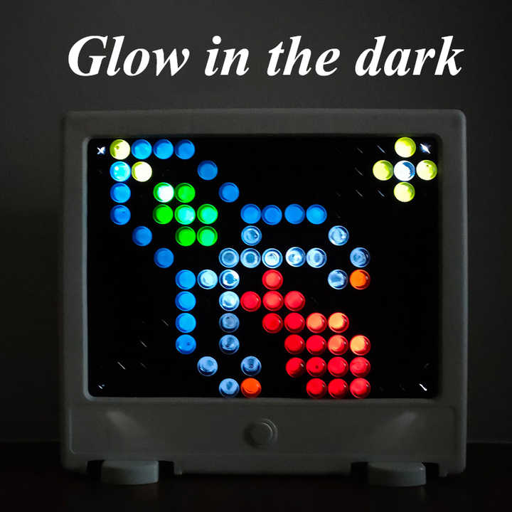 Glow the Light Peg Board Bead Kit - 111 - Default Title - Odeez | Educational Toys Pakistan 