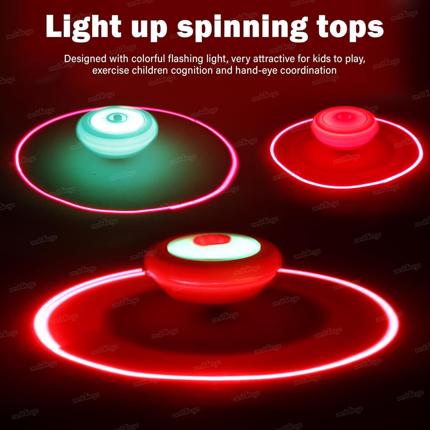 LED Light Spinning Top Up Music - 333