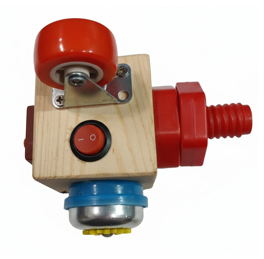 Wooden Montessori Activity Busy Cube - Six Sided