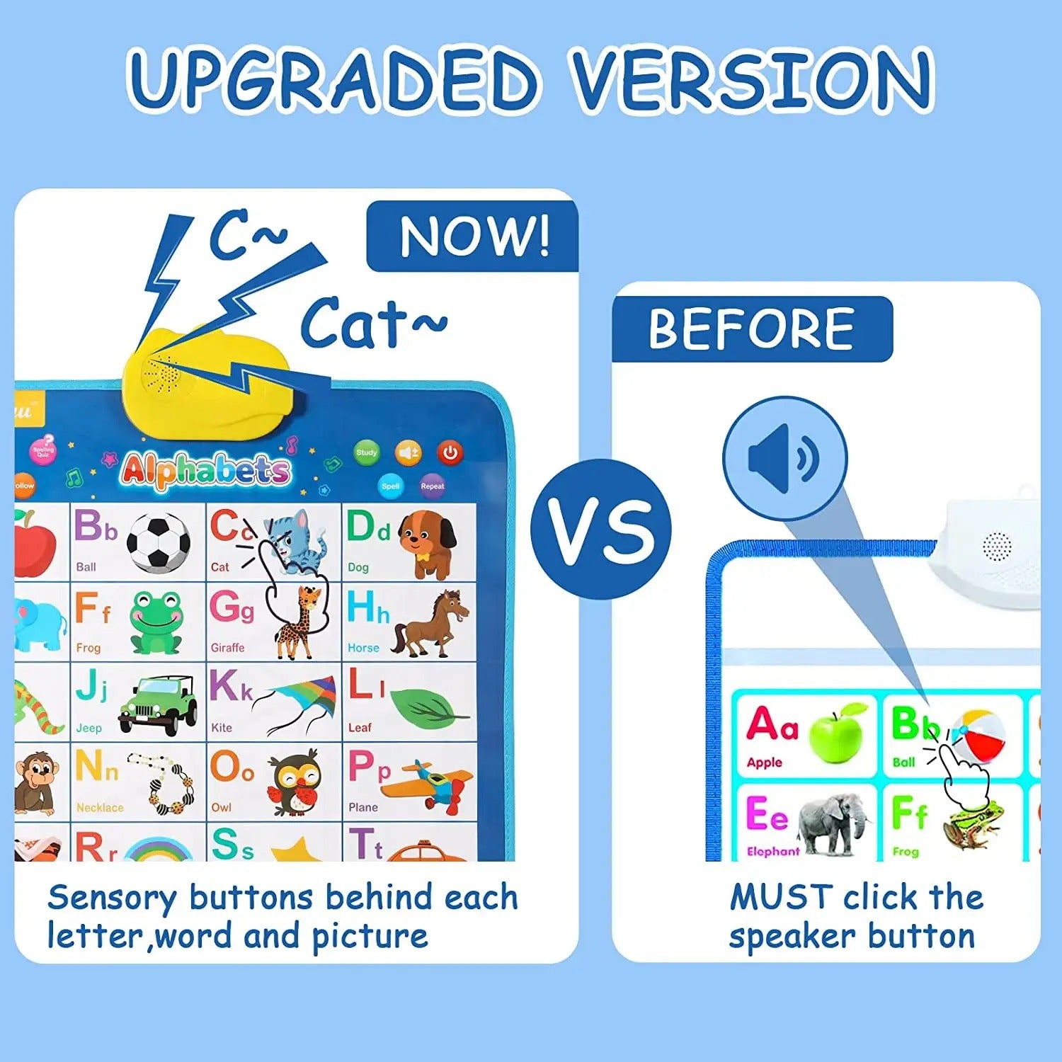 Animal Alphabet Fun Learning Talking Poster - G02