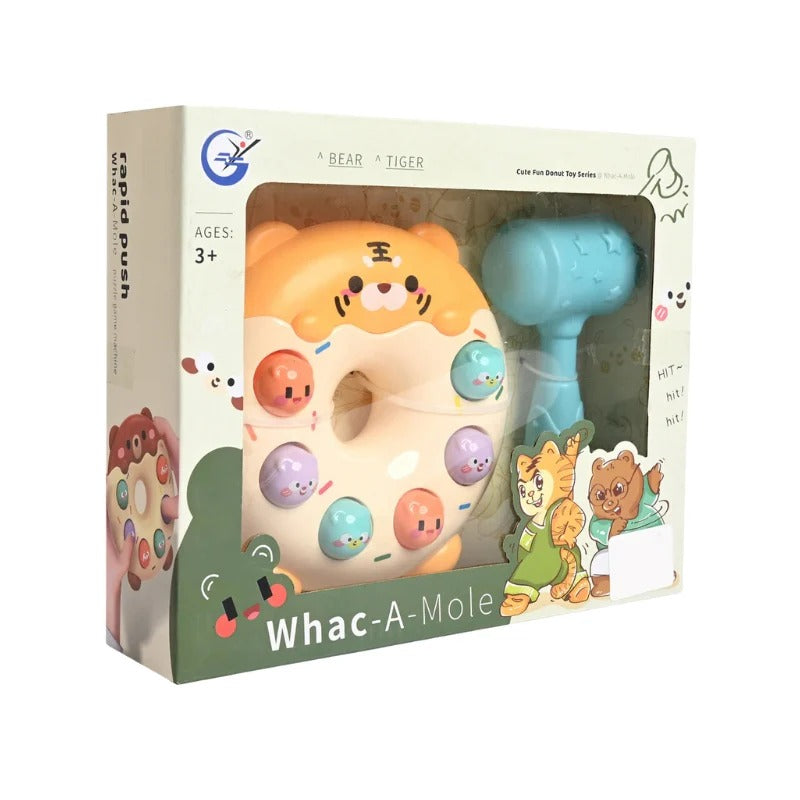 Donut Beat A Mole Musical Toy with Hammer - 015 - Default Title - Odeez | Educational Toys Pakistan 