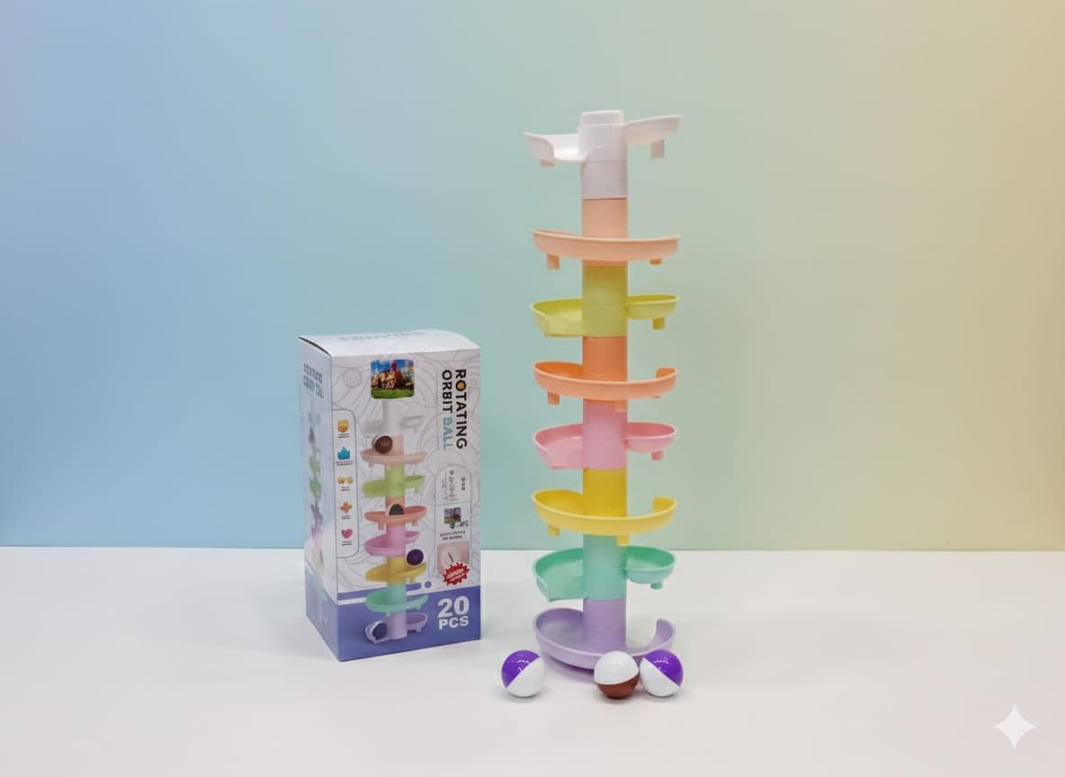 Rotating Orbit Ball Stacking Track 20 pieces - 214