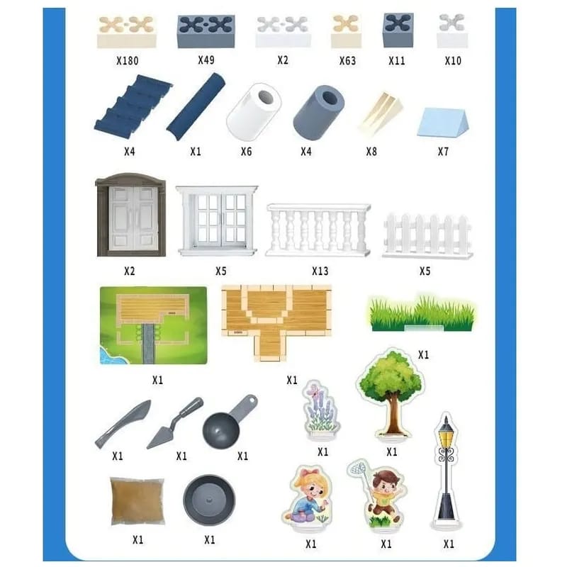 Mini Bricklayer Building Blocks 603 pieces - 803