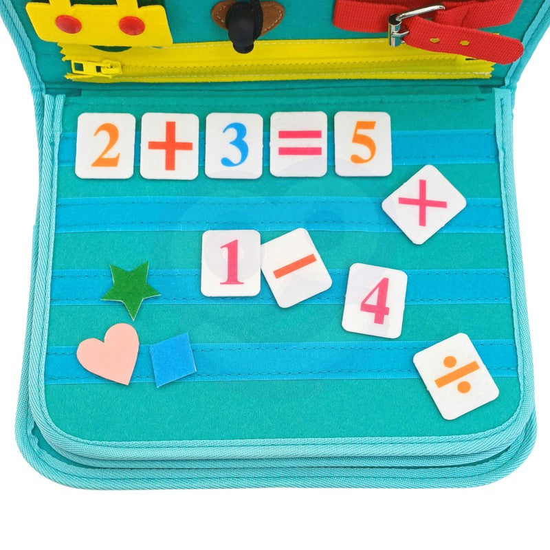 Busy Dinosaur Montessori Sensory Book 4 Double Sided Pages - 071