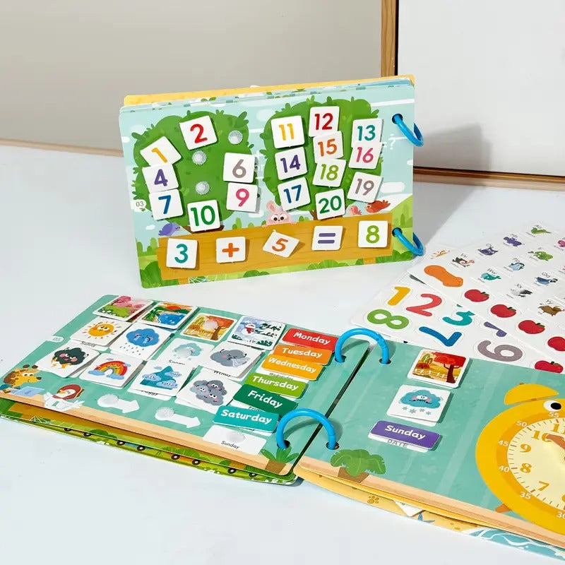 DIY Numeral Busy Book Multiple Activities - 611