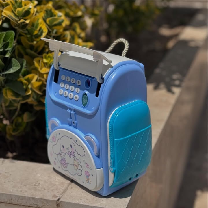 Fingerprint Unlock Money Safe ATM Bank - 007