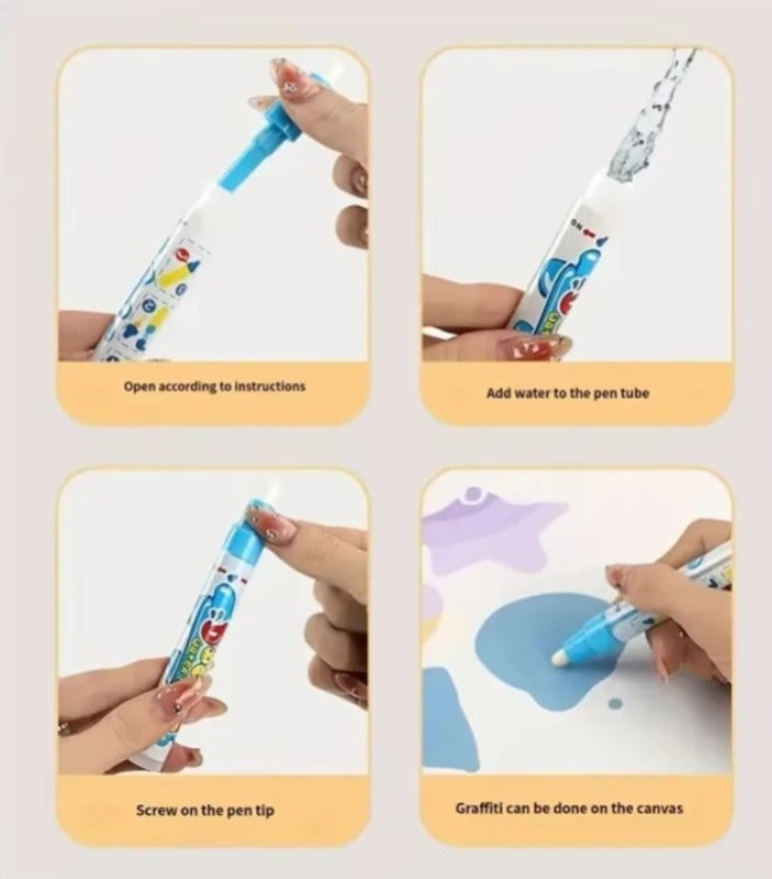 Magical Aqua Doodle Canvas Washable Happy Letters 80 x 60 cm - 681