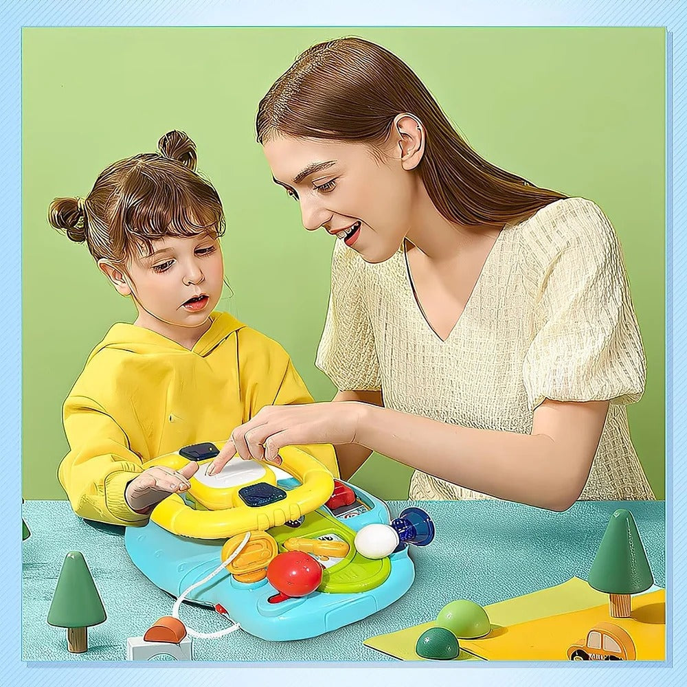 Interactive Steering Wheel Navigation Bridge Play Set - 541 - Default Title - Odeez | Educational Toys Pakistan 
