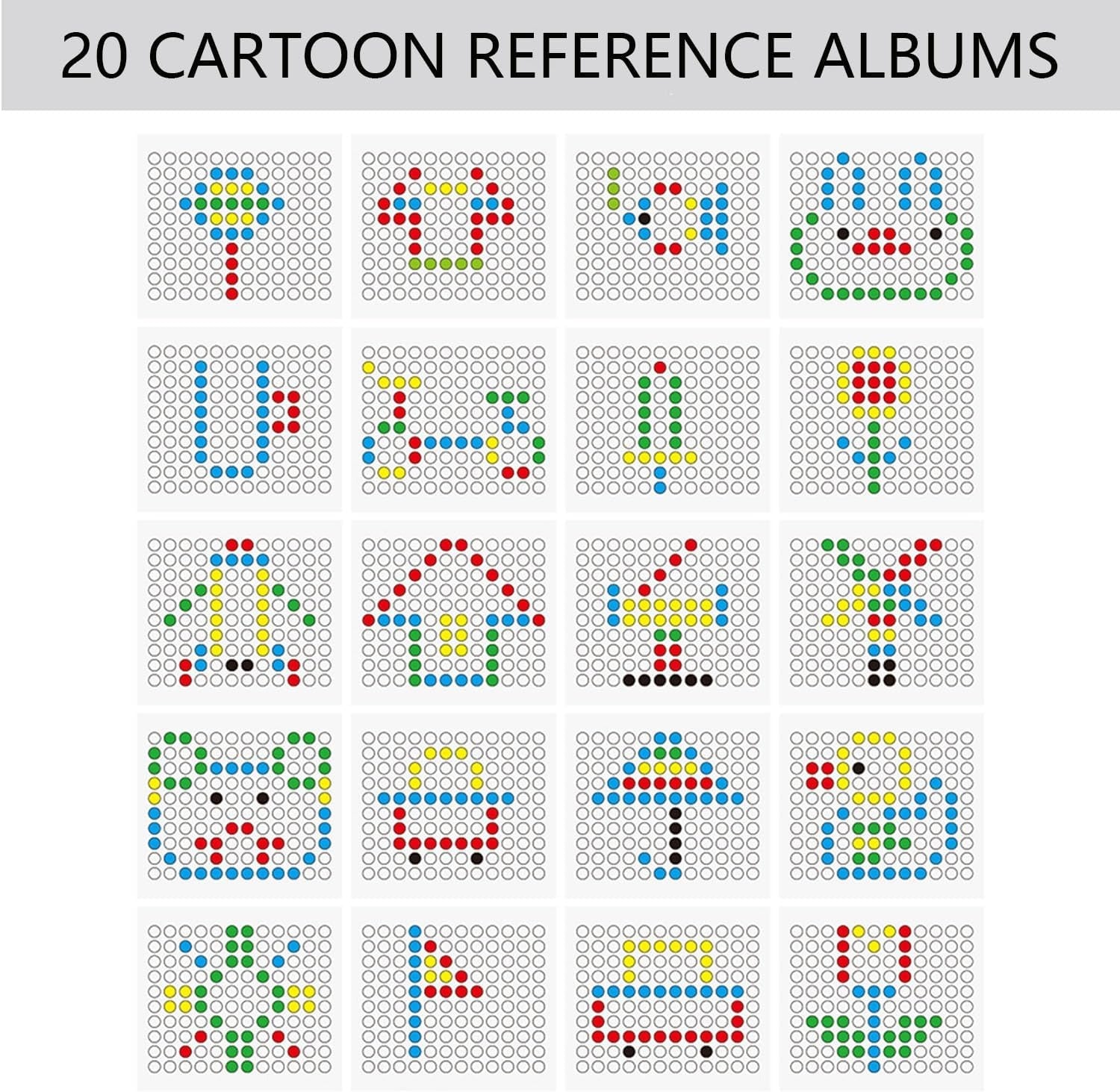 Panda Magnetic Bead Drawing Pattern Board - 646