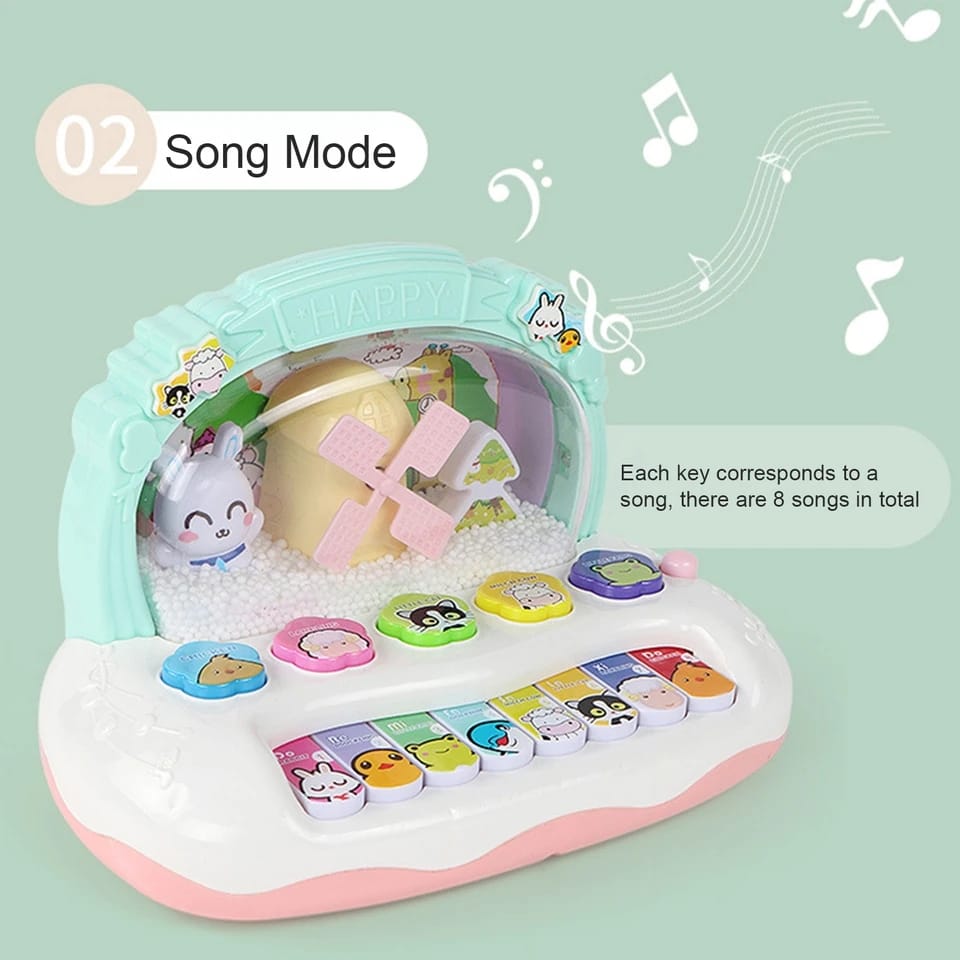 Glow Snowflake Animal Baby Piano kit - 349 - Default Title - Odeez | Educational Toys Pakistan 