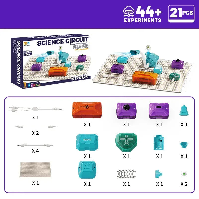 Electronic Blocks Science Circuit Vacuum Cleaner 44 Experiments 21 pieces - 001