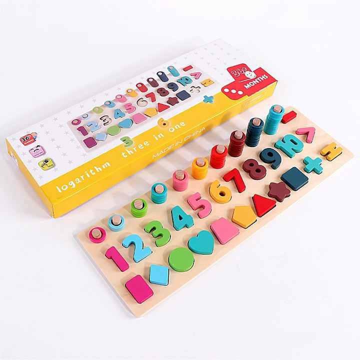 Buy Wooden 3in1 Logarithm Learning Board - 534 at Best Price in ...