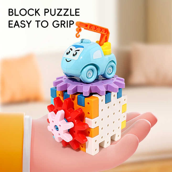 Construction Vehicle Gear Building Blocks Set 42 pieces - 07A