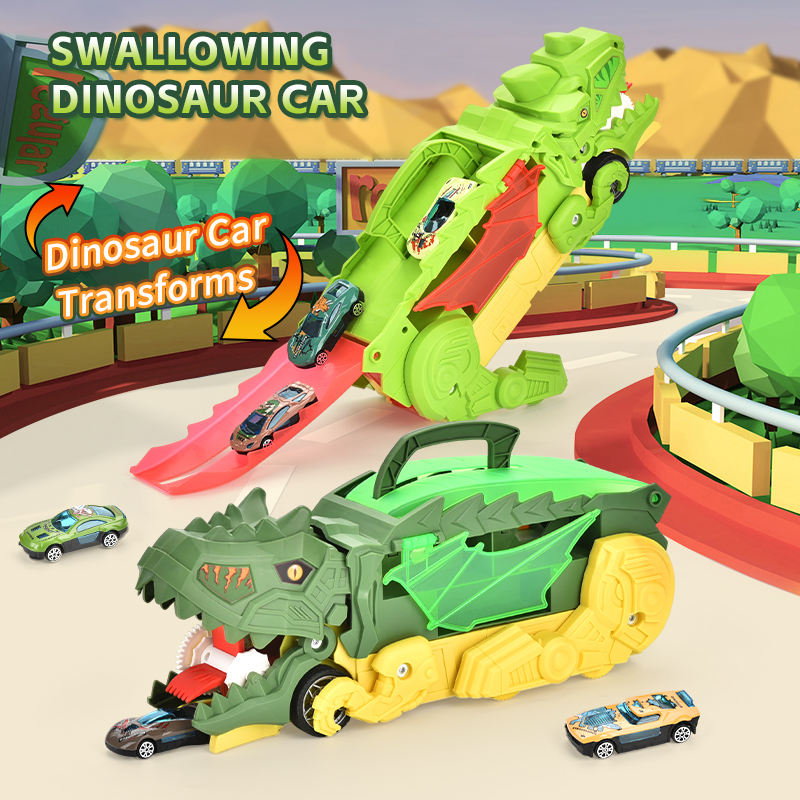 Portable Dinosaur Truck Sliding Race Cars - 302