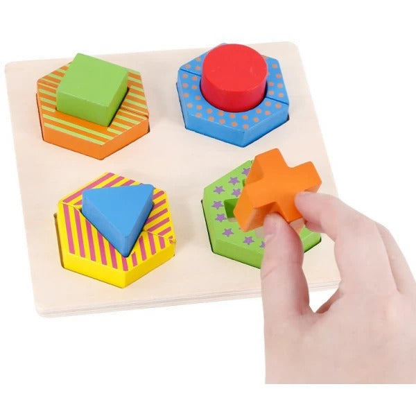 Wooden Early Education Shape Puzzle - 619
