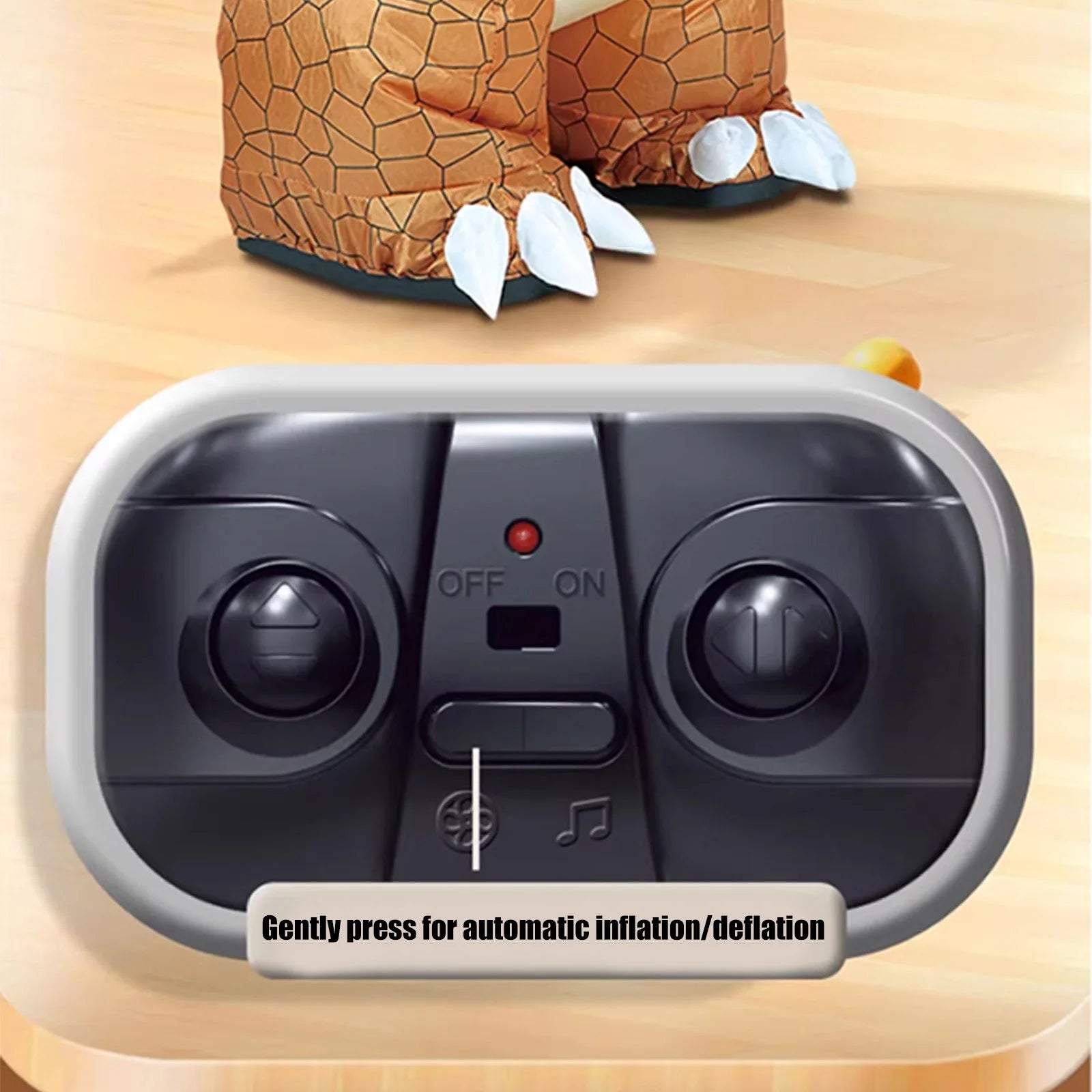 Inflatable RC Dinosaur Electric Air Pump Rechargeable Toy - 616