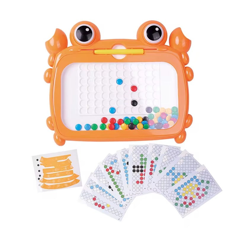 Crab Magnetic Beads Drawing Board with Pattern - X29 - Default Title - Odeez | Educational Toys Pakistan 