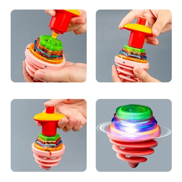 2in1 Spinning Top AND Flying Discs Launcher Play Set - 992 - Default Title - Odeez | Educational Toys Pakistan 