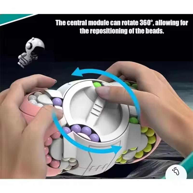 UFO Magic Bean 8 Sided Rotation Fidget Challenge Toy - 839 - Default Title - Odeez | Educational Toys Pakistan 