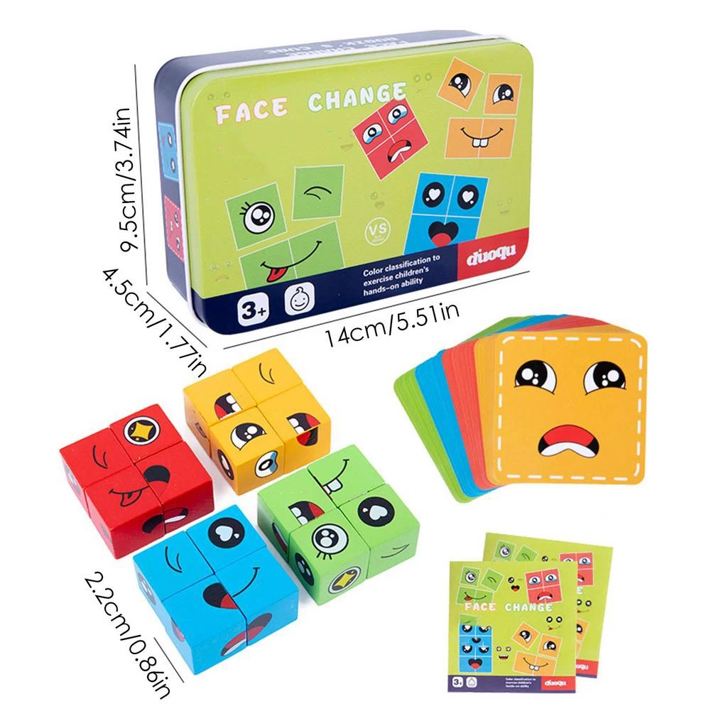 Face Change Rubik's Cube Challenge Multiplayer - 989 - Default Title - Odeez | Educational Toys Pakistan 