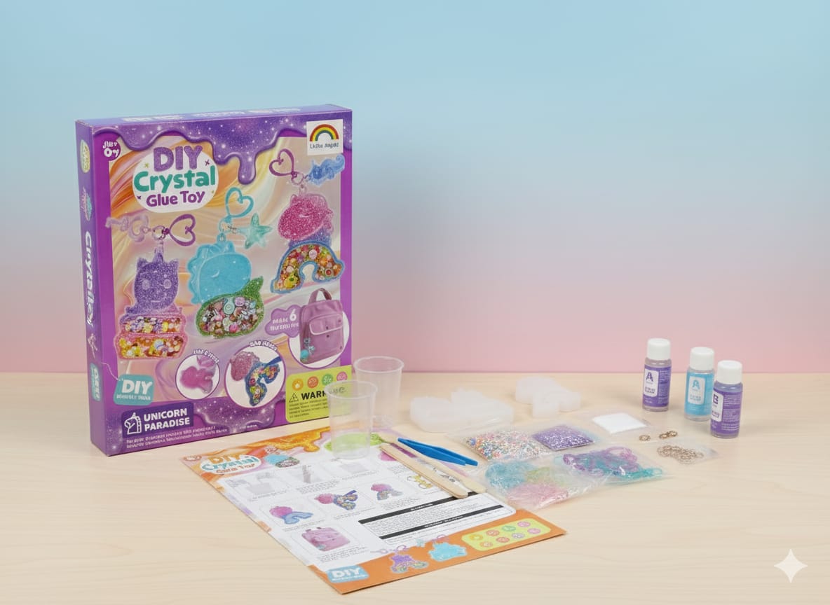 DIY Crystal Gel Glue Pendent Making Kit - 804