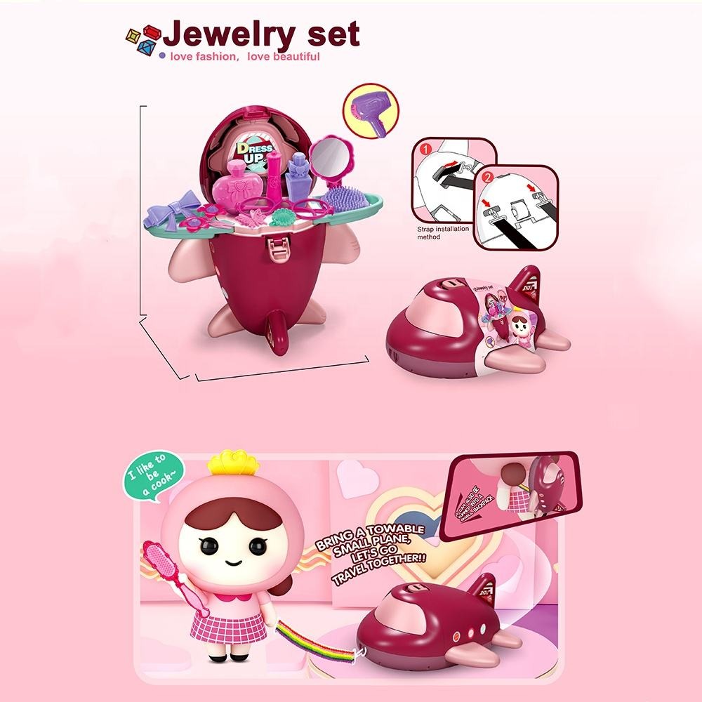 DIY Pretend Play Aircraft Series Playset - 666