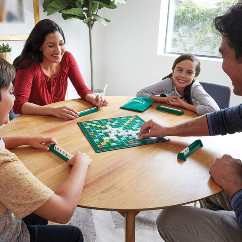 Scrabble Word Family Fun Board Game - 444