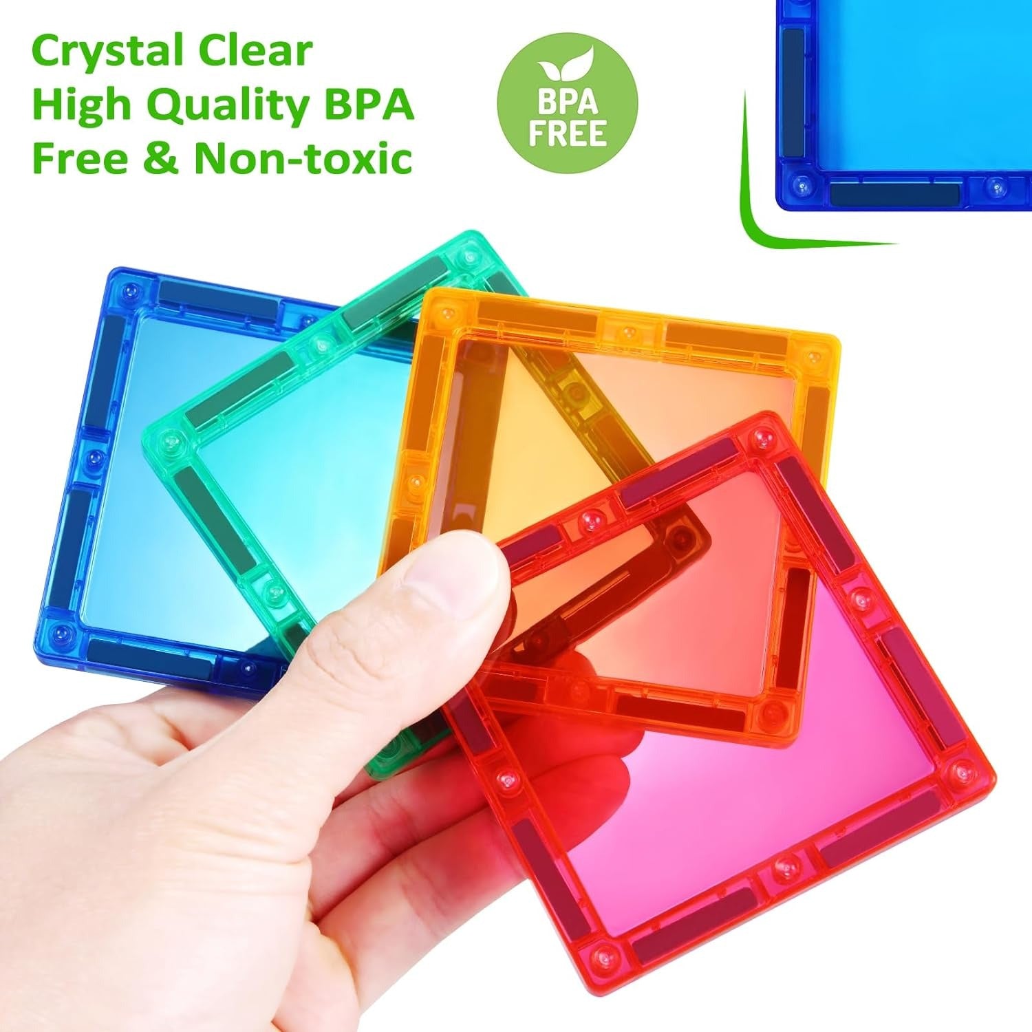 DIY Creative Magnetic Construction Tile Blocks - 33 pieces - Default Title - Odeez | Educational Toys Pakistan 