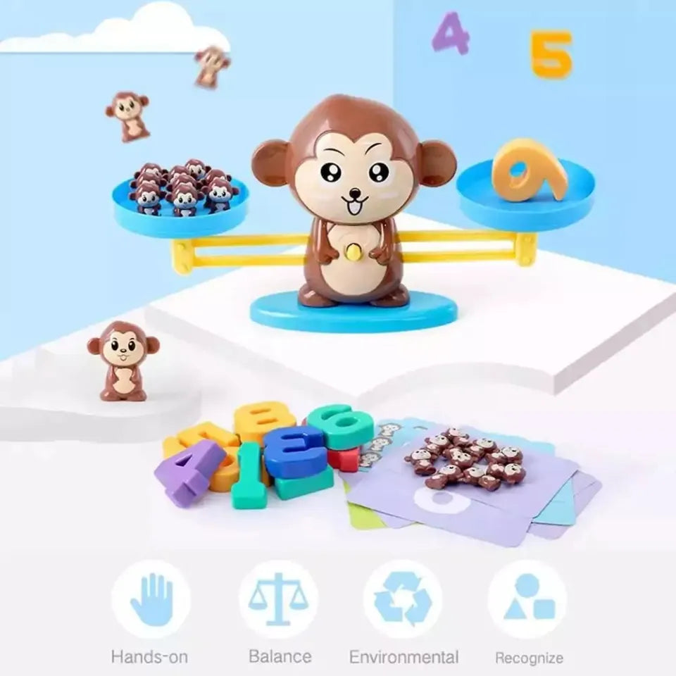 Monkey Balancing with Mental Maths Learning Kit