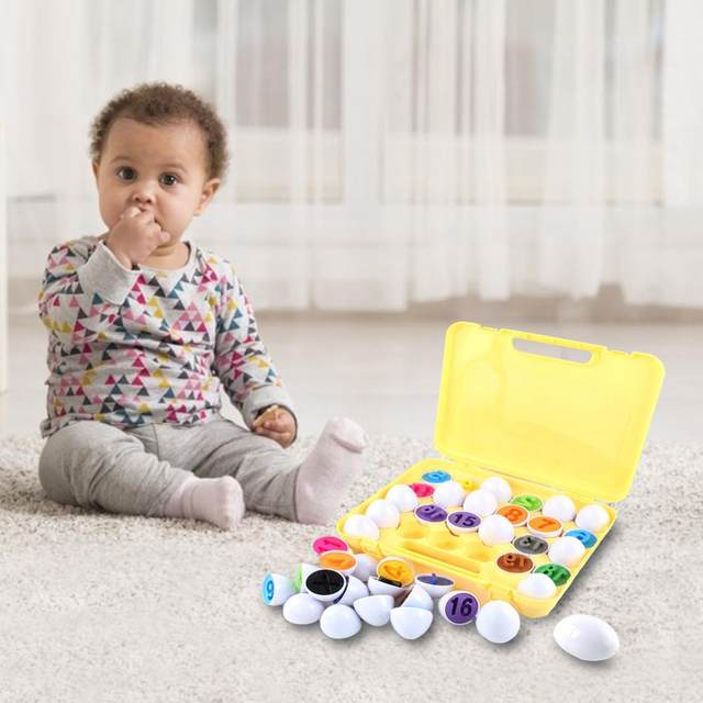 Matching Eggs Color Recognition and Count 26 Pieces - F27 - Default Title - Odeez | Educational Toys Pakistan 