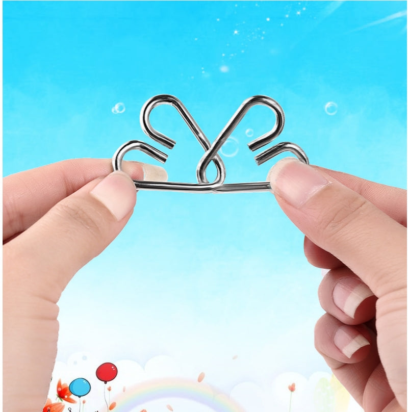 4 in 1 IQ Stress Relief Metal Puzzle Kit - 074 - Default Title - Odeez | Educational Toys Pakistan 