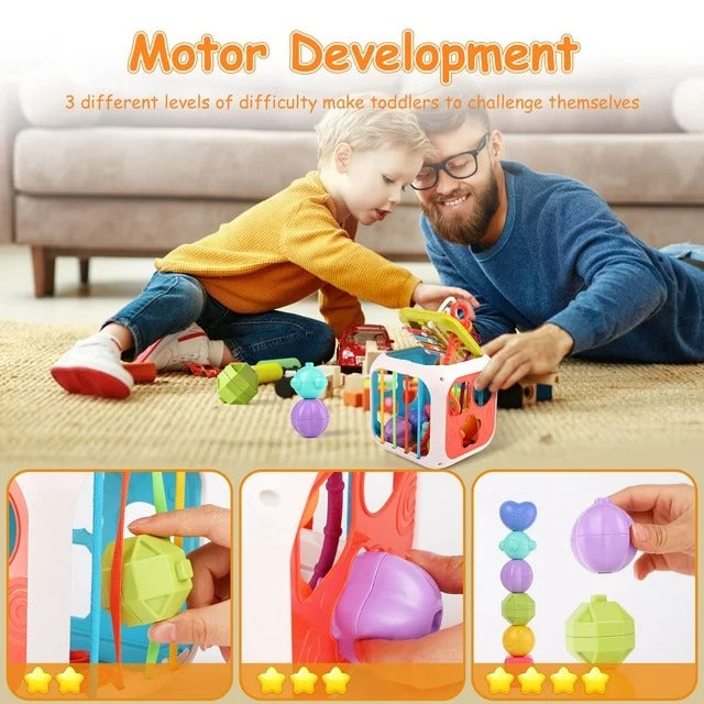 7 in 1 Multifunctional Shape Sorting Box - 862 - Default Title - Odeez | Educational Toys Pakistan 