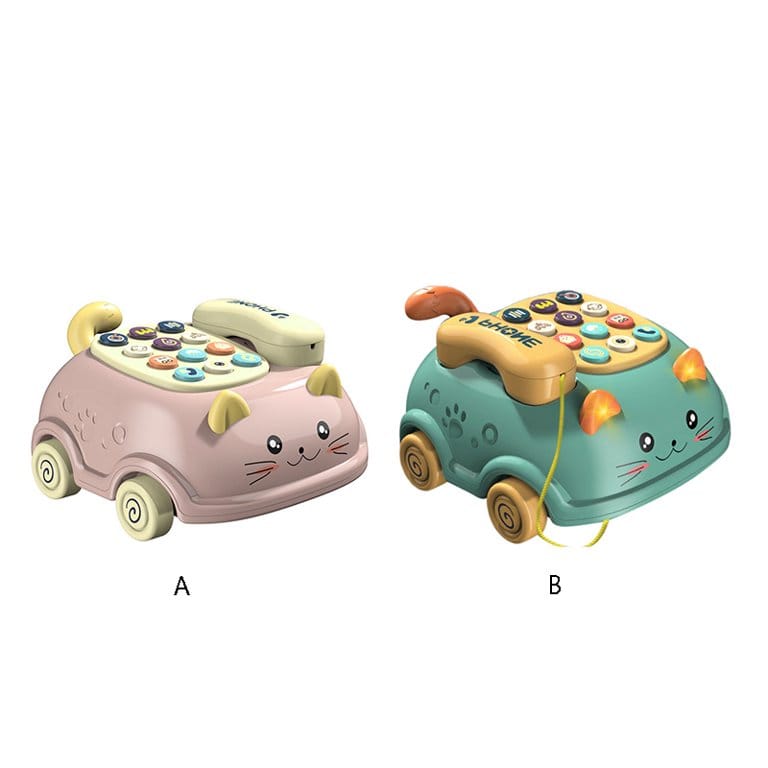 Fun Learning Activity Pull Phone Set for kids - 215 - Default Title - Odeez | Educational Toys Pakistan 