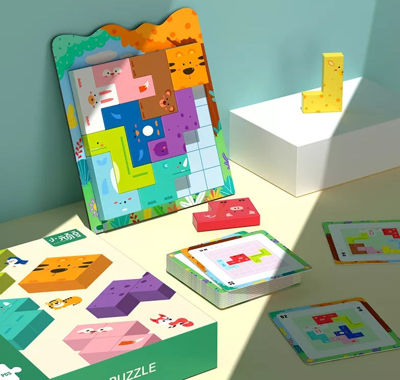 Magnetic Pattern Jigsaw Challenge - 32 Cards - Default Title - Odeez | Educational Toys Pakistan 