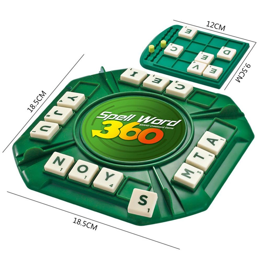 Scrabble 360 Word Spell Crossword Game - 520 - Default Title - Odeez | Educational Toys Pakistan 