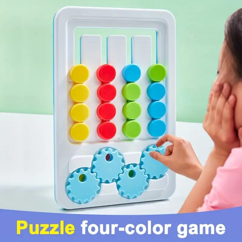 2in1 Four Color Matching Gear Pattern Logic Game - 006 - Default Title - Odeez | Educational Toys Pakistan 