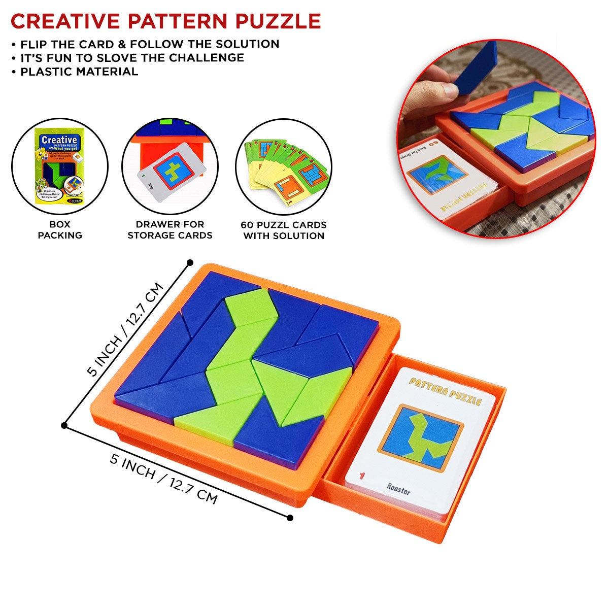 Creative Mind Pattern Puzzle - Default Title - Odeez | Educational Toys Pakistan 