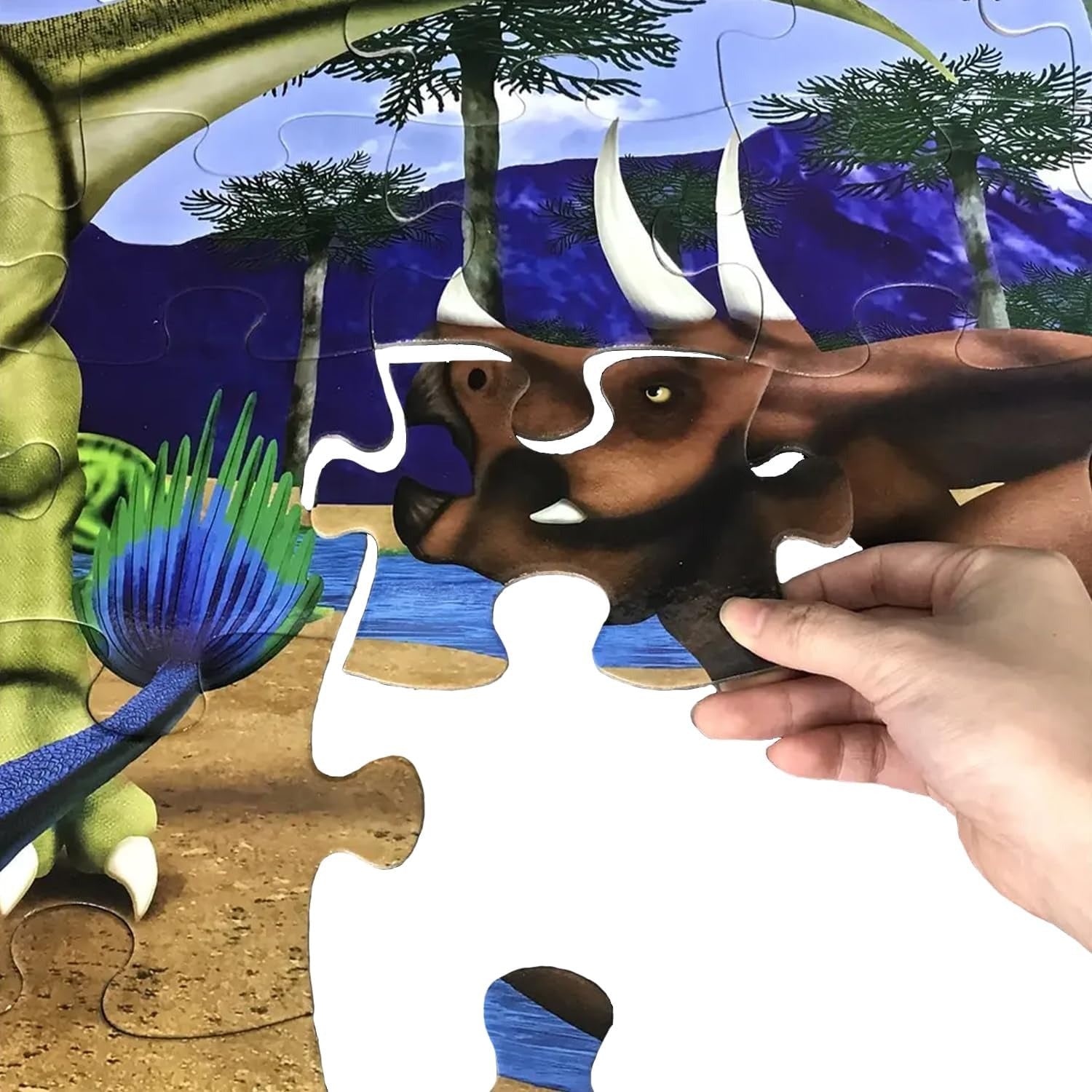 Dinosaur Jumbo Floor Puzzle 48 pieces - 098 - Default Title - Odeez | Educational Toys Pakistan 
