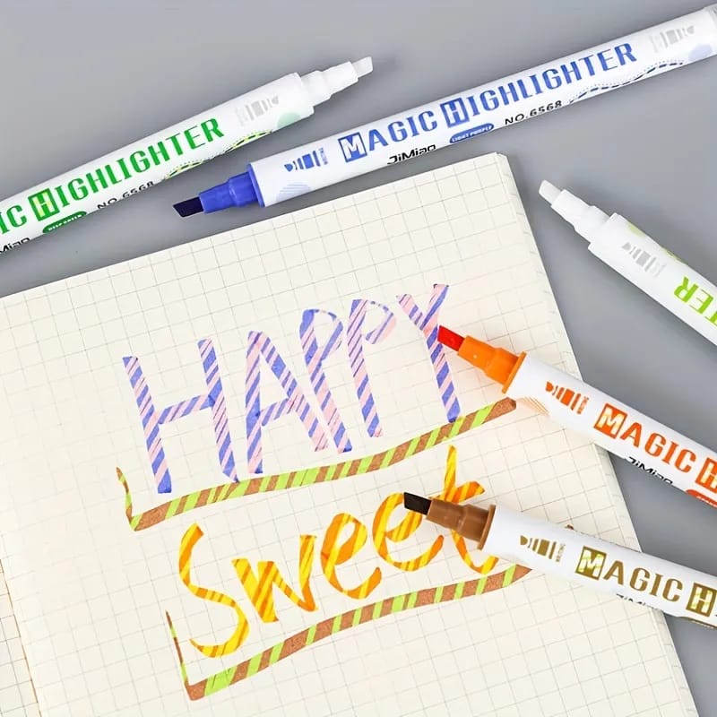 Magic Color Changing Highlighter Art Set - 10 pieces - Default Title - Odeez | Educational Toys Pakistan 