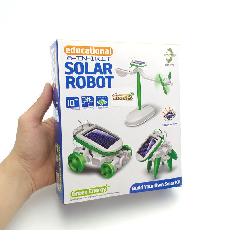 6 in 1 Smart Solar Robot Experiment Kit - Default Title - Odeez | Educational Toys Pakistan 